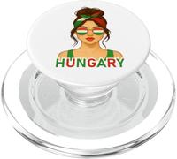 Hungarian Girl Hungary Flag Hungarian Girlfriend Wife PopSockets PopGrip per MagSafe