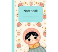 Hungarian Labubu Style Lined Notebook: Vibrant Folk Pattern Inspired, 6 x 9 inches, 120 Lined Pages for Creative Writing, School, Work, and Daily Journaling