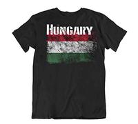 Hungary Flag TTshirts Magliette e Top T-Tshirts T-shirt e Top City Map Middle Ages Holy Crown Pride Gift, Colore 11, S