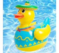 Hungdao Cinco De Mayo - Anatra gonfiabile gigante messicana da 1,2 m, in gomma, ideale per feste messicane del 5 maggio, decorazione per casa, giardino, prato, patio, festival