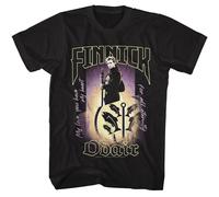 Hunger Games - Finnick Odair - American Classici - Solido Nero Adulto Corto Mani