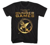 Hunger Games - Il Mondo Di - Classici Americani - Nero Solido Adulto Corto Sl