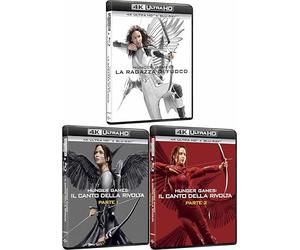 Hunger Games Trilogy 4K Ultra HD + Blu-ray™ - La Ragazza di Fuoco + Il Canto della Rivolta Parte 1 & 2 - Edizione Italiana