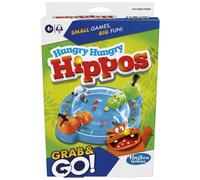 Hungry Hungry Hippos Grab and Go Game, gioco portatile per 2 giocatori, gioco da