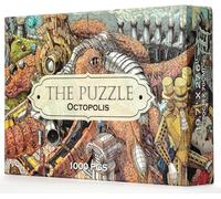 HUNGRY MINDS Octopolis Puzzle 1000 Pezzi per Adulti - Puzzle Impegnativo e Difficile per Straordinario Tema Polpo - Idea Regalo Rompicapo