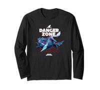 Hungry Shark Danger Zone con Licenza Ufficiale Maglia a Manica