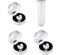 Huniam 3 Coppie denti Vampiro Zanne Halloween Party Cosplay Decorazione con Perline Adesive