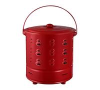 HunicandIU Barile Brucia Rifiuti Per Esterni,Inceneritore Metallico con Griglia e Ganci - Bruciatore Economico per Camini a Legna Campeggio Fuoco da Campo Giardinieri Fattoria Giardino Balcone