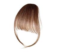 HunicandIU Clip per frangia di capelli umani, fermaglio per capelli con frangia ciuffo,Frangia umana con frangia sulla fronte da donna | Copre il diradamento dei capelli Indossare quotidianamente