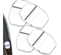 HunicandIU Copri Serratura per Porta Auto - 4 Pezzi In Acciaio Inossidabile Autoadesivo Protettore | Protezione Per Il Catenaccio - per Esterni Veicoli e Principianti Escursionismo Su Terreni