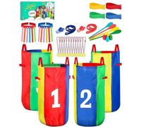 HunicandIU Corsa nei | Giochi All'aperto,Accessori per Feste per Eventi all Aperto per Bambini Famiglie Compleanni Giorni di Festa attività all Aria Aperta