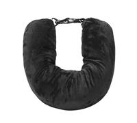 HunicandIU Cuscino cervicale riempibile, forma di U, da viaggio, con custodia, portatile, leggero, per la tenuta del dormiente, supporto lombare per il collo
