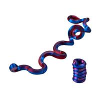HunicandIU Giocattolo serpente mobile, animale mobile articolare | Giocattolo serpente realistico stampato in,Giocattoli flessibili per animali, giocattoli agitati per bambini per la decorazione