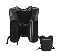HunicandIU Giubbetto da Trail Running | Giubbotto Zaino Idratante da Corsa con Cinghia Regolabile,Torace Antiscivolo con Tasca Telefono per Ciclismo Escursionismo Maratone Unisex