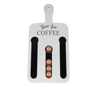 HunicandIU Supporto per cialde di caffè, organizer per cialde di caffè - Scaffale porta vintage da parete per 14 - Organizer per coffee station per gli amanti del, per