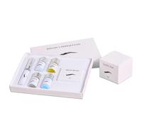 HUNJHYC Set di laminazione per sopracciglia, set per sollevamento ciglia, kit per sollevamento ciglia e ciglia professionali semipermanenti, per addomesticare gli occhi disordinati