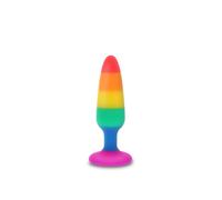 plug liscio in morbido silicone vaginale anale con ventosa realistico donna uomo