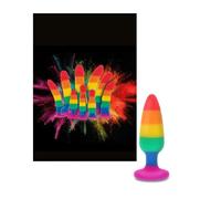 hunk plug anale vaginale in silicone fallo dilatatore liscio mini dildo morbido