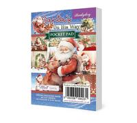 Hunkydory Santa's On His Way Pocket Pad - Paper Pad POCKPAD147
