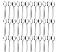 Hunnycook - Set di 36 cucchiai da zuppa, in acciaio inox, per casa, feste, ristoranti, caffetterie, lucidati e lavabili in lavastoviglie, 19,2 cm