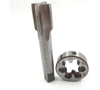 Hunricho 7/8"-16 7/8"-18 7/8"-20 7/8"-24 7/8"-27 7/8"-28 7/8"-28 7/8"-32 UNS UN UNEF HSS Tap and Die Set, UNEF Filettatura Macchina Maschio e UNEF e UNEF Filetto rotondo S Die Destra Mano (7/8"-20