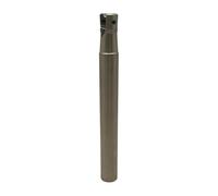 Hunricho End Mill Tool Holder 5/8 Shank Indexable Boring Bar with LNMU03 High Speed Feed Milling Inserts for Stainless Steel Hardened Steel EXN03R016M16.0-150-02(EXN Milling Toolholder)