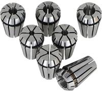 Hunricho Set di 7 pinze a molla ER11 per macchina per incisione CNC e tornio fresatura utensili per fissaggio pinze per incisione tra cui 1/16" 3/32" 1/8" 5/32" 3/16" 7/32" 1/4" (7-TLG. ER11)