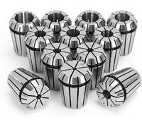 Hunricho Set di 7 pinze a molla ER11 per macchina per incisione CNC e tornio fresatura utensili per serraggio pinze per incisione tra cui 1/16 3/32" 1/8" 5/32" 3/16" 7/32" 1/4" (12 pezzi ER25)