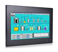 HUNSN 10.1 Inch Backlit TFT LED Embedded Industrial Panel PC, Resistive Touch Screen, Core I5, Windows 11 Pro or Linux Ubuntu, PW12, 1024 x 600, HDMI, VGA, 4 x USB2.0, 2 x COM, 4G RAM, 64G SSD