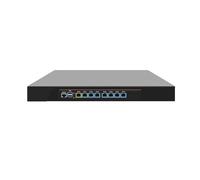 HUNSN 10GbE Firewall Hardware, VPN, 1U Rackmount, PFSense, OPNsense, Network Appliance, I5 4210M, RJ68, 8 x I226-V 2.5GbE LAN, 2 x SFP+ 82599ES, 16G RAM, 256G SSD
