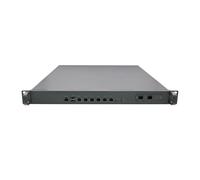 HUNSN 1U Firewall Appliance 10GbE with Redundancy Power Supply, PFSense, OPNsense, Untangle, Sophos, Kerio, VPN, I5 9400, RZ09, 6 x 1GbE LAN, 2 x SFP+, 4G RAM, 128G SSD