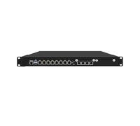 HUNSN 1U Rackable Cabinet Firewall Appliance, PFSense, OPNsense, VPN, Router PC, Xeon E 2126G, RJ67, C246, 8 x 2.5GbE, 4 x 1GbE LAN, Console, GPIO, 0 RAM, 0 Storage, Barebone No System