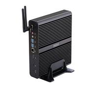 HUNSN 4K Fanless Mini PC, Desktop Computer, Server, Intel Comet Lake Quad Core I7 10510U 10610U, Windows 11 pro or Linux Ubuntu, BM14, WiFi, BT, DP, HDMI, LAN, 8G RAM DDR4, 256G SSD
