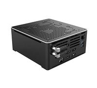 HUNSN 4K Mini PC, HTPC, NUC, Small Server, Support Proxmox, Vmware, ESXI, KODI, Intel XEON E-2176M, BY02, DP, HDMI, TYPE-C, 2 x LAN, Barebone, NO RAM, NO Storage, NO System
