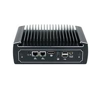 HUNSN Base Plate Din Rail Mini PC, Industrial PC, Windows 11 or Linux Ubuntu, TPM2.0, Core I3 10110U, BX01b, 2 x COM, SIM Slot, HDMI, DP, 2 x I210 LAN, WOL, PXE, Watchdog, 8G RAM, 128G SSD, 1TB HDD