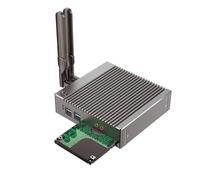 HUNSN Fanelss Rugged Mini PC, Desktop Palm Computer, Windows 11 Pro or Linux Ubuntu, Intel Celeron N2940, BH10, PXE, WOL Support, 2 x HDMI, 2 x LAN, 4 x USB2.0, 2 x USB3.0, 8G RAM, 512G SSD, 1TB HDD