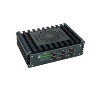 HUNSN Fanless Industrial PC, Mini Computer, IPC, Core I5 1135G7, IX11, 16 Way GPIO, 6 x COM, 2Pin Phoenix, HDMI, DP, 3 x I225-V / 226-V 2.5Gbe LAN, Barebone, NO RAM, NO Storage, NO System