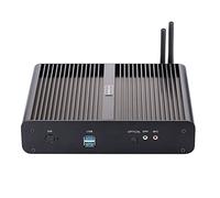 HUNSN Fanless Mini PC, Desktop Computer, HTPC, Kodi Box, I7 4500U 4510U 4650U, Windows 11 / Linux Ubuntu, BM02, Raid, 2 x HDMI, 2 x LAN, 4 x USB3.0, 4 x USB2.0, Optical, 8G RAM 256G SSD