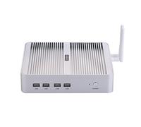 HUNSN Fanless Mini PC, Desktop Computer, HTPC, Kodi Box, Windows 11 or Linux Ubuntu, Intel Core I3 8140U / 8145U, BM07, AC WiFi, BT, VGA, HDMI, 4 x USB3.0, 4 x USB2.0, LAN, 32G RAM, 128G SSD