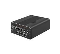 HUNSN Micro Firewall Appliance 10GbE, Mini PC, PFSense, OPNsense, VPN, Router PC, Ultra 5 Processor 125H, RJ69, 4 x 2.5GbE LAN, 4 x SFP+ X710, Type-C, 0 RAM, 0 Storage, Barebone No System