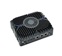 HUNSN Micro Firewall Appliance, Mini PC, pFsense, OPNsense, VPN, Router PC, Core I5 1235U, RX16, AES-NI, 3 x 2.5GbE I226-V LAN, 3 x HDMI, 2 x COM, SIM Slot, TPM2.0, 16G RAM, 256G SSD