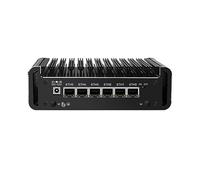 HUNSN Micro Firewall Appliance, Mini PC, PFSense, OPNsense, VPN, Router PC, Twin Lake 13th Gen N150, RJ47, 6 x 2.5GbE I226-V, 2 x HDMI2.1, TF, Type-C, 32G DDR5 RAM, 1TB SSD