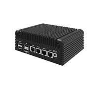 HUNSN Micro Firewall Appliance, Mini PC, PFSense, OPNsense, VPN, Router PC, Twin Lake Core 3 N355, RJ35, GPIO, HDMI, DP, 4 x 2.5GbE LAN, 8 x USB, 32G DDR5 RAM, 1TB SSD