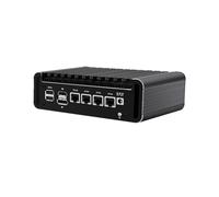 HUNSN Micro Firewall Appliance, Mini PC, PFSense, OPNsense, VPN, Router PC, Twin Lake Core 3 N355, RJ36, GPIO, HDMI, DP, 4 x 2.5GbE LAN, 8 x USB, 8G DDR5 RAM, 128G SSD