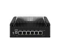 HUNSN Micro Firewall Appliance, Mini PC, PFSense, OPNsense, VPN, Router PC, Twin Lake Core 3 N355, RJ46, 6 x 2.5GbE I226-V, 2 x HDMI2.1, TF, Type-C, 32G DDR5 RAM, 1TB SSD