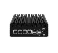 HUNSN Micro Firewall Appliance, Mini PC, PFSense, OPNsense, VPN, Router PC, Twin Lake N150, RJ42, 4 x 2.5GbE I226-V, 2 x HDMI, DP, TF, Type-C, 16G DDR5 RAM, 256G SSD