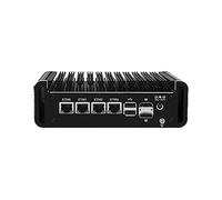 HUNSN Micro Firewall Appliance, Mini PC, PFSense, OPNsense, VPN, Router PC, Twin Lake N150, RJ44, 4 x 2.5GbE I226-V, 2 x HDMI, DP, TF, Type-C, 16G DDR5 RAM, 512G SSD