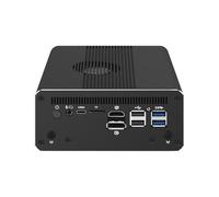 HUNSN Micro Firewall Appliance, Mini PC, PFSense, OPNsense, VPN, Router PC, Ultra 5 Processor 125H, RJ69, 6 x 2.5GbE I226-V, Type-C USB4, TF, DP, HDMI, 32G RAM, 1TB SSD