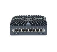 HUNSN Micro Firewall Appliance with vPro, Mini PC, PFSense, OPNsense, VPN, Router PC, Ultra 5 125U, RX21, 8 x 2.5GbE LAN, LAN 1 I226-LM, AI Boost NPU, 16G RAM, 128G SSD