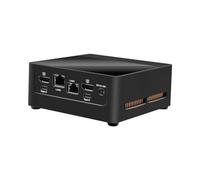 HUNSN Mini PC, HTPC, Small Server, Desktop Computer, Windows 11 Pro/Linux Ubuntu, Core I5 1235U, BJ03, WiFi 6, BT5.2, 2 x HDMI, 2 x Type-C for DP USB3.2, 2 x LAN, Vesa Mount, 16G RAM 256G SSD